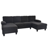 U-Shaped Sofa With Dual Chaise