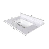 Bianco Carrara Venato Elegant Marble Vanity Top, Bathroom Vanity With Undermount Sink, Sintered Stone