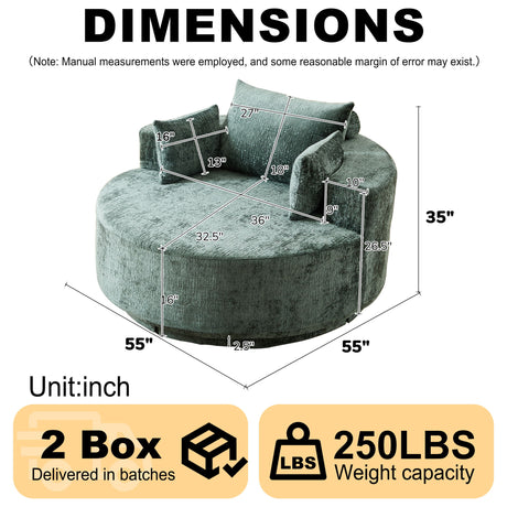 Single Sofa, Sleeper Chair For Living Room