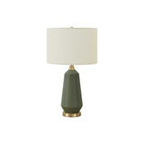 Lighting, Table Lamp, Green Ceramic, Contemporary - Green