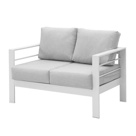 Patio All-Weather Loveseat With Thick Cushions