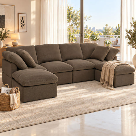 Modular Cloud Sofa, Freely Configurable Corner