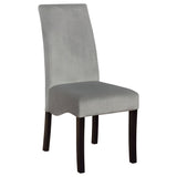 Shandra - 5 Piece Dining Set Tabletop And Upholstered Side Chairs - Gray