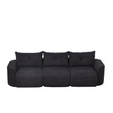 3 Seater With Thickened Armrests Sofa For Living Room