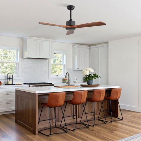 52" All Ceiling Fan With DC Reversible Motor, 3 Blades