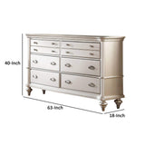 Bedroom Dresser Only, Storage Drawers Furniture - Silver / Silver / Gray