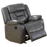 Modern Recliner With Pillow Arms And Headrest