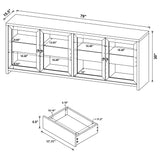 Kennison - TV Stand - Black