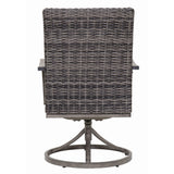 Outdoor Swivel Dining Chair (Set of 2) - Gray