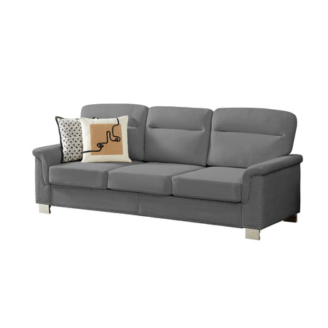 3 Seater Elegant Stationary Sofa