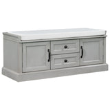 Hearth & Haven Daisy - Storage Bench With 2 Drawers And 2 Cabinets