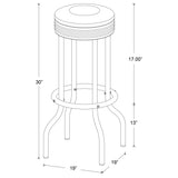 Bar Height Stool Vintage Style (Set of 2)