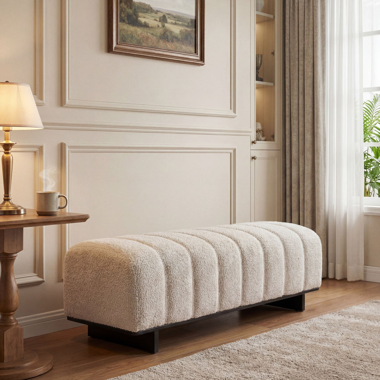 Indoor Dining Bench, Comfortable Seating