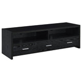 Alton 3-drawer Engineered Wood 61-inch TV Stand Black Oak - 700645