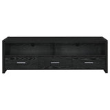 Alton 3-drawer Engineered Wood 61-inch TV Stand Black Oak - 700645