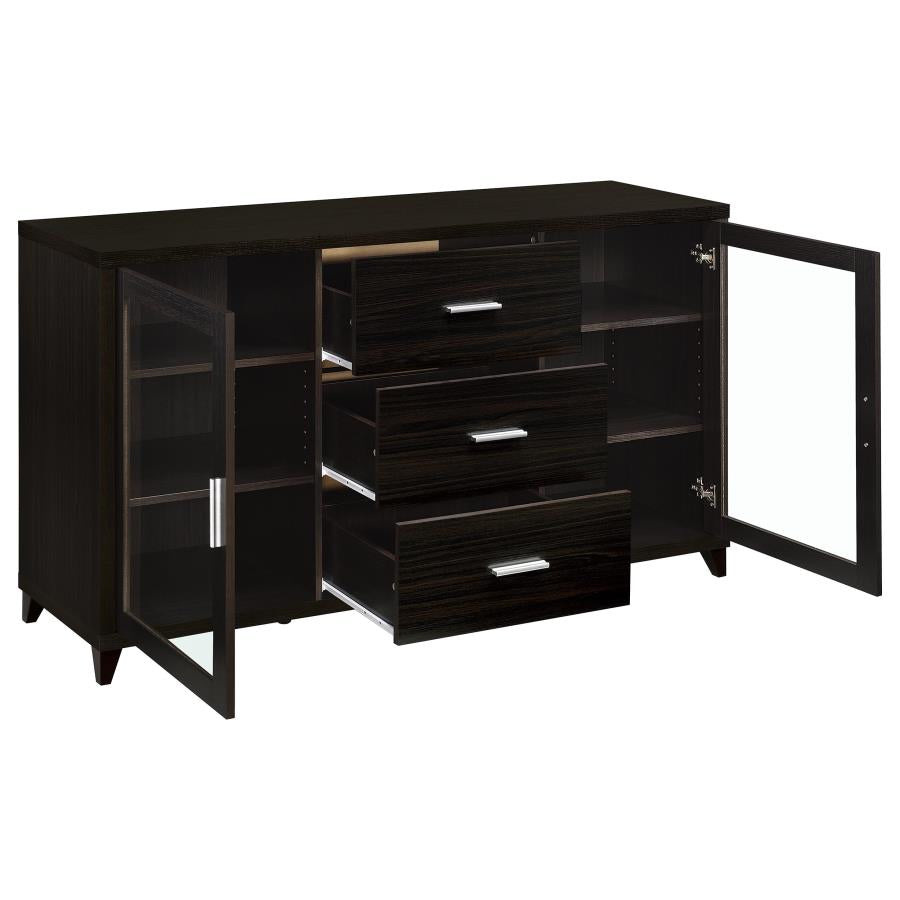 Lewes 4-piece 60-inch TV Entertainment Center Cappuccino - 700881-S4