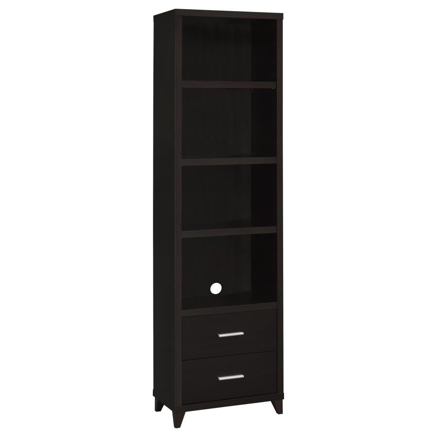 Lewes 4-piece 60-inch TV Entertainment Center Cappuccino - 700881-S4