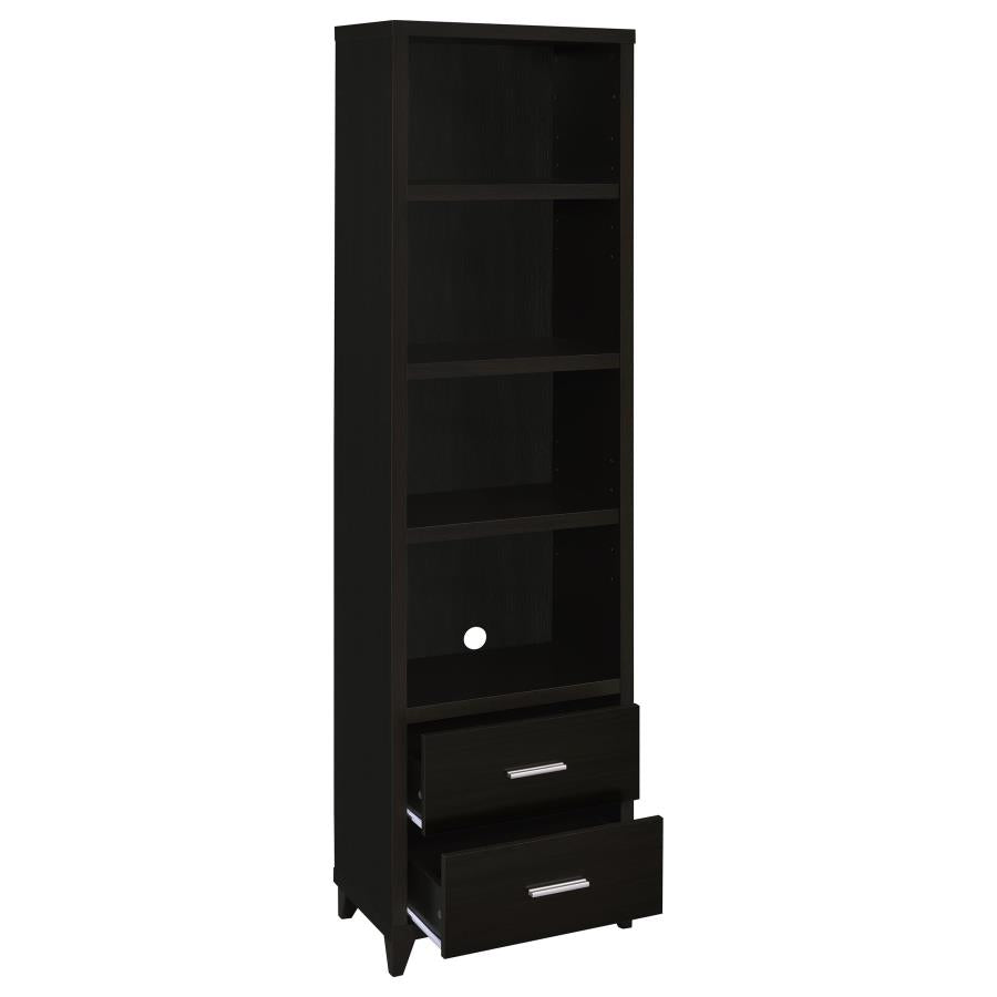 Lewes 4-piece 60-inch TV Entertainment Center Cappuccino - 700881-S4