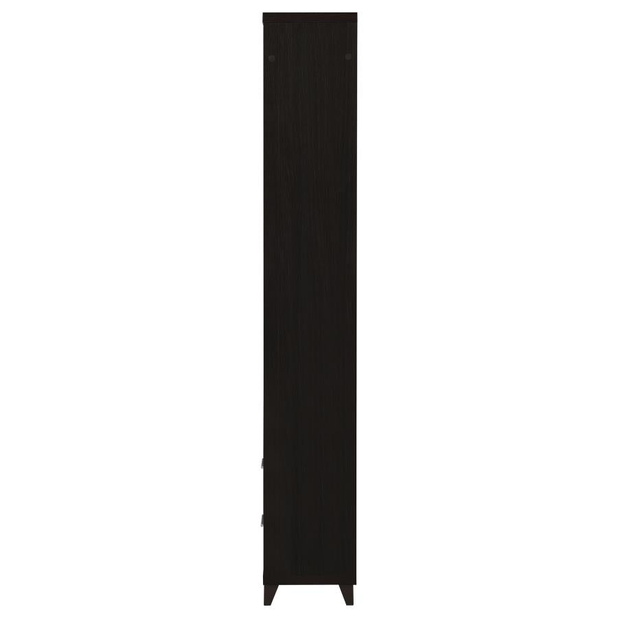 Lewes 4-shelf Engineered Wood Media Tower Cappuccino - 700882