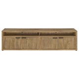 Sentnor 79-inch 4-door Engineered Wood TV Stand Media Console Mango - 700933