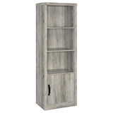 Burke 3-piece 59-inch TV Entertainment Center Grey Driftwood - 701024-SET