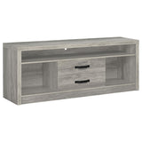 Burke 2-drawer Engineered Wood 59-inch TV Stand Grey Driftwood - 701024