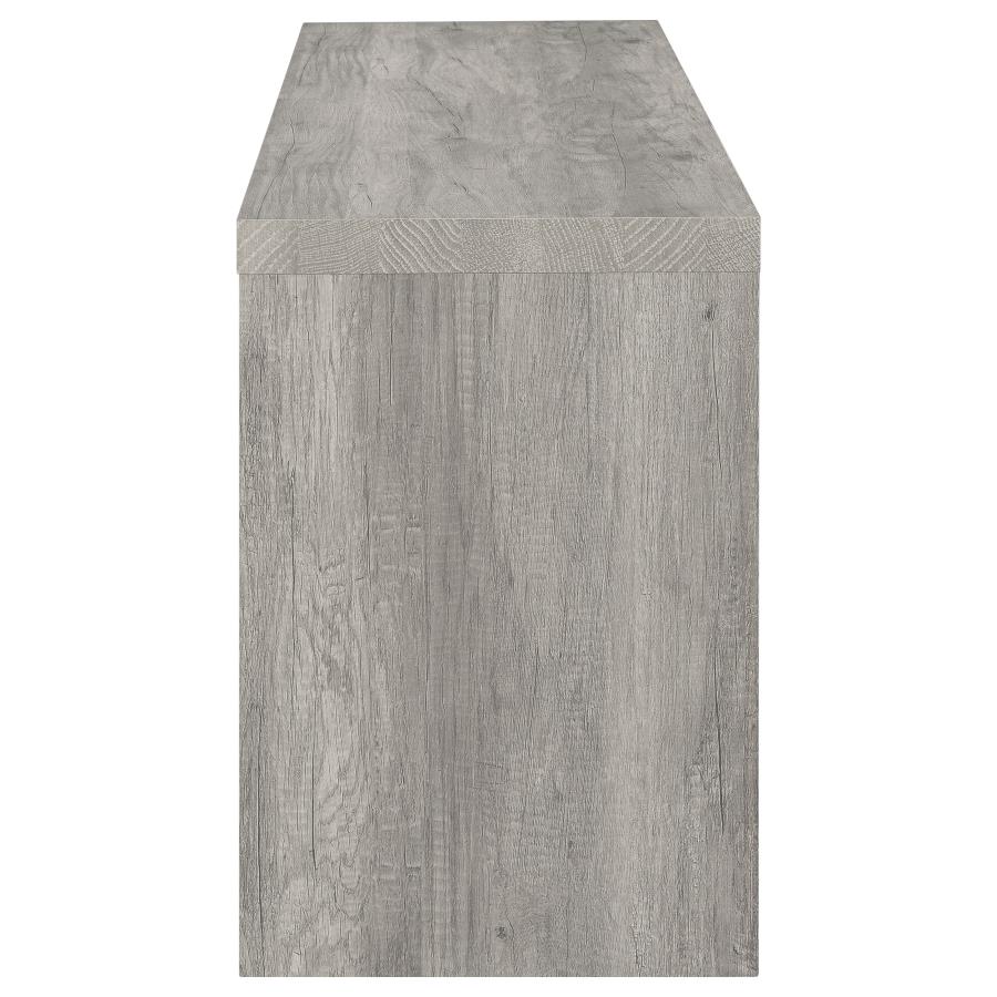 Burke 2-drawer Engineered Wood 59-inch TV Stand Grey Driftwood - 701024