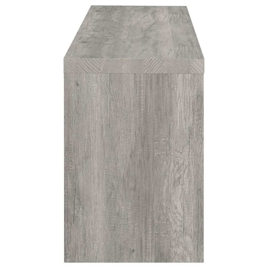 Burke 2-drawer Engineered Wood 59-inch TV Stand Grey Driftwood - 701024