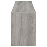 Burke 2-door Engineered Wood 71-inch TV Stand Grey Driftwood - 701025