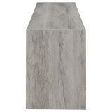 Burke 2-door Engineered Wood 71-inch TV Stand Grey Driftwood - 701025