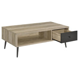 Welsh 2-piece Coffee and End Table Set Distressed Pine - 701038-S2
