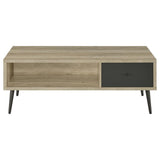 Welsh 1-drawer Engineered Wood Coffee Table Distressed Pine - 701038