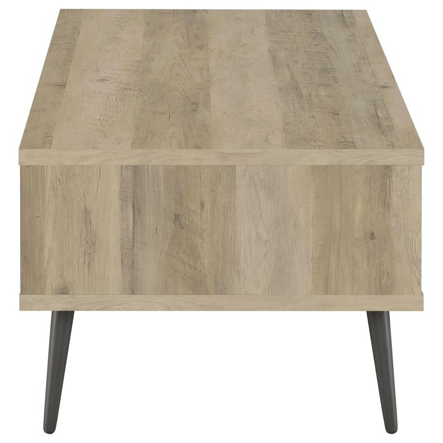 Welsh 1-drawer Engineered Wood Coffee Table Distressed Pine - 701038