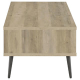Welsh 1-drawer Engineered Wood Coffee Table Distressed Pine - 701038