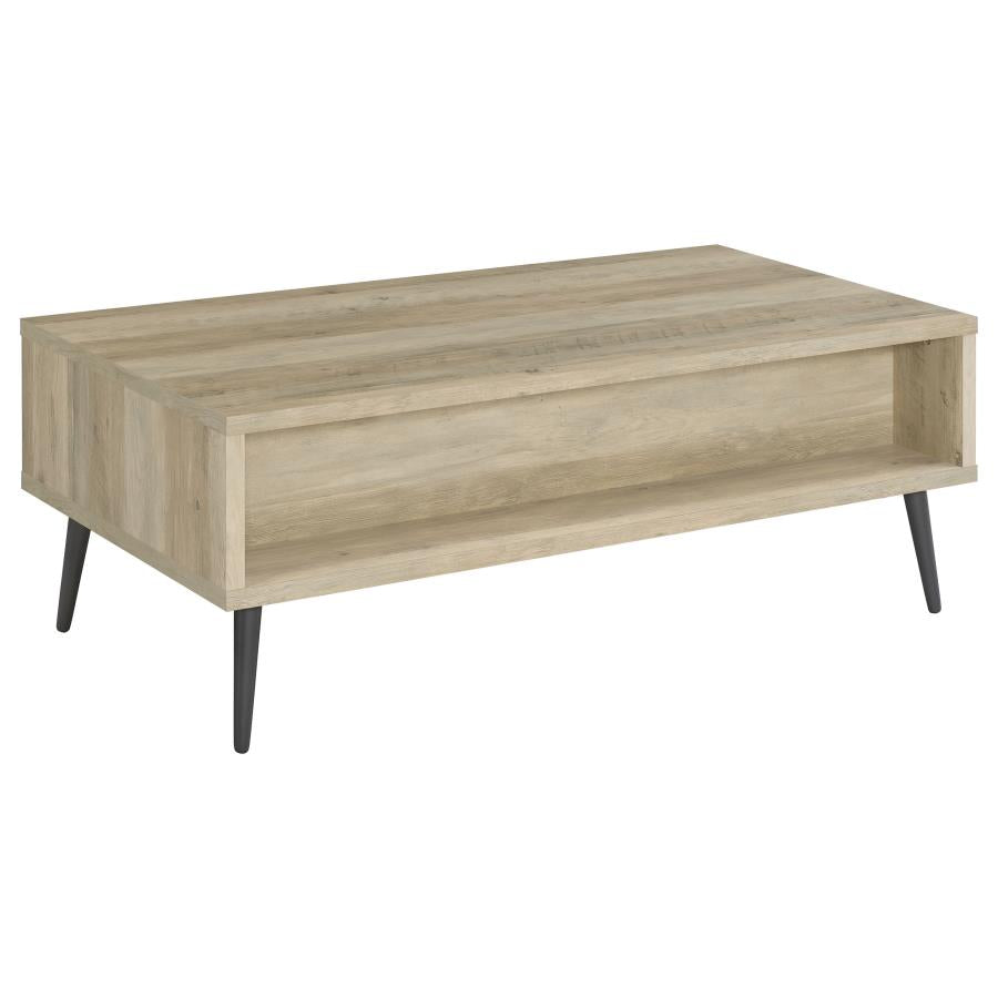 Welsh 1-drawer Engineered Wood Coffee Table Distressed Pine - 701038