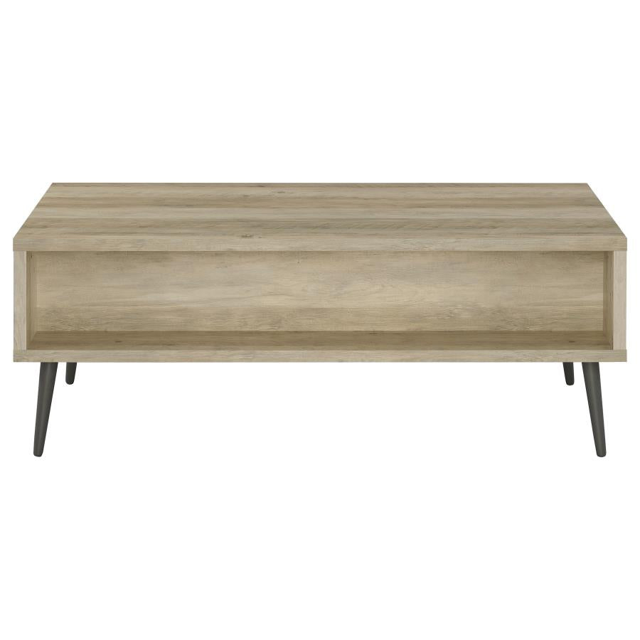 Welsh 1-drawer Engineered Wood Coffee Table Distressed Pine - 701038
