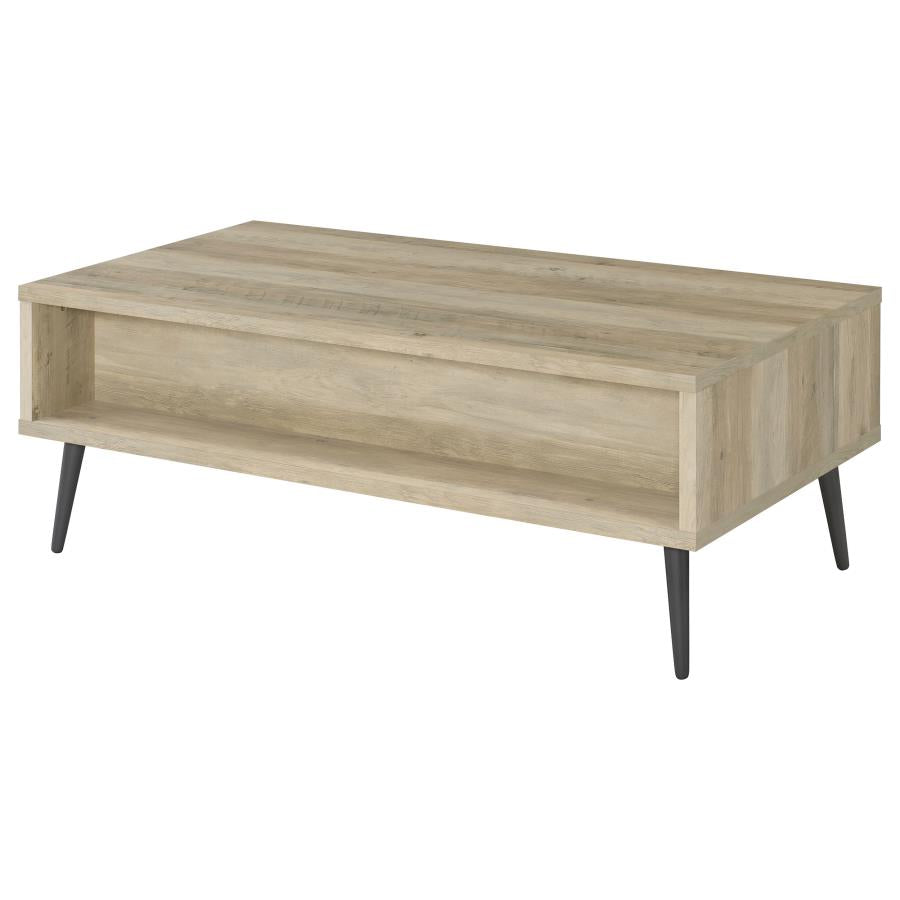 Welsh 1-drawer Engineered Wood Coffee Table Distressed Pine - 701038