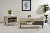 Welsh 1-drawer Engineered Wood Coffee Table Distressed Pine - 701038