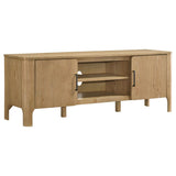 Rowe 65-inch 2-door Wood TV Stand Media Console Light Oak - 701652