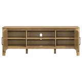 Rowe 65-inch 2-door Wood TV Stand Media Console Light Oak - 701652