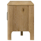 Rowe 65-inch 2-door Wood TV Stand Media Console Light Oak - 701652