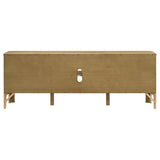 Rowe 65-inch 2-door Wood TV Stand Media Console Light Oak - 701652