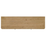 Rowe 65-inch 2-door Wood TV Stand Media Console Light Oak - 701652