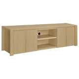 Laurelton 78-inch 4-door TV Stand Media Console Light Oak - 701653