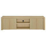 Laurelton 78-inch 4-door TV Stand Media Console Light Oak - 701653