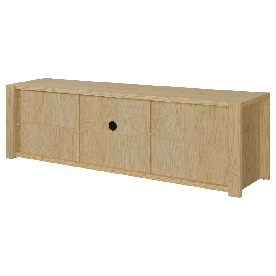 Laurelton 78-inch 4-door TV Stand Media Console Light Oak - 701653