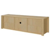 Laurelton 78-inch 4-door TV Stand Media Console Light Oak - 701653