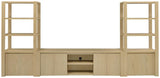 Laurelton 78-inch 4-door TV Stand Media Console Light Oak - 701653