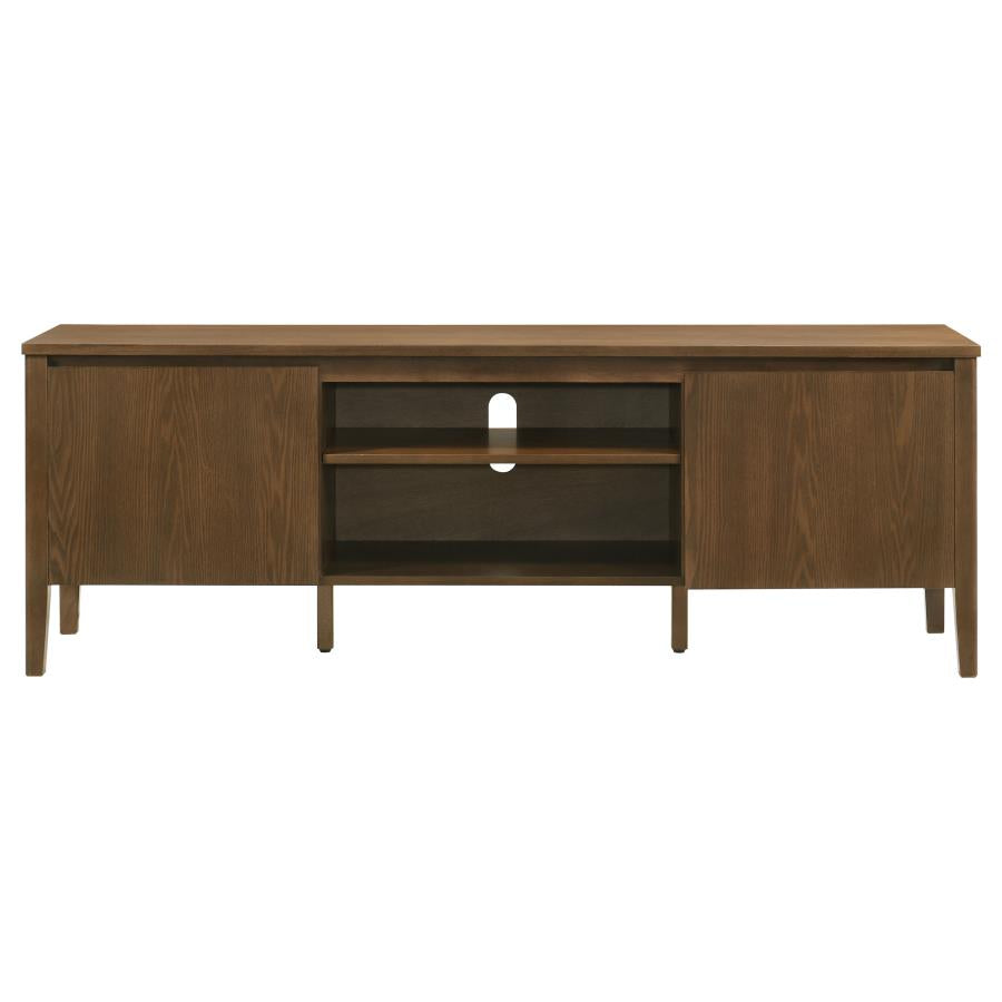Thori 63-inch 2-door TV Stand Media Console Dark Brown - 701672