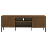 Thori 63-inch 2-door TV Stand Media Console Dark Brown - 701672